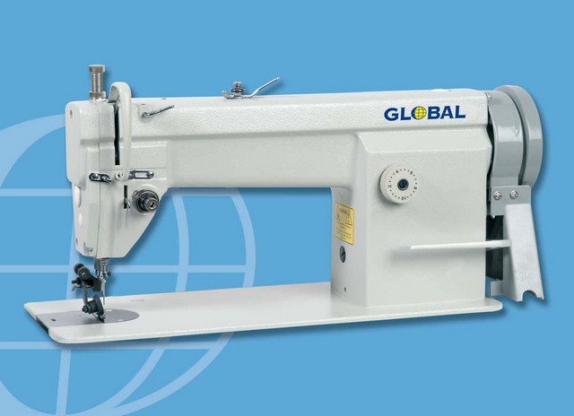 Global 9301 H  stiksteek machine met rolvoet