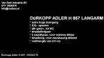 Dürkopp Adler H 867 langarm